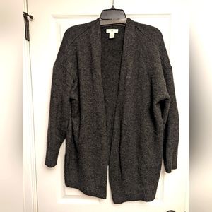 H&M Open Front Cardigan Sweater - Large